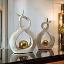 Enfeite Decorativo em Cerâmica - 02 peças