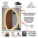 Espelho Decorativo LED Moderno